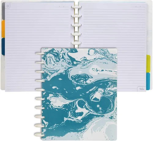 Miniatura 80 de Talia - Cuadernos de notas con tapas, planificador, personalizables, (Azul de Verano, Junior (5.5 pulgadas x 8.5 pulgadas)) Azul verano
