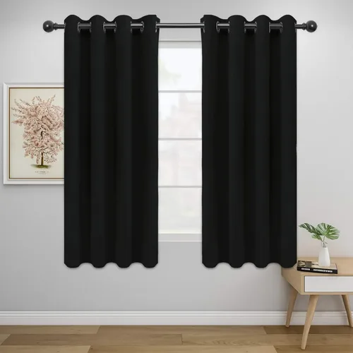 Miniatura 215 de Easy-Going - Cortinas opacas para dormitorio, aislamiento térmico sólido con ojales, cortinas de ventana para reducción de ruido, cortinas