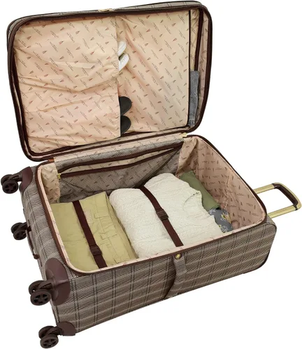 Miniatura 11 de LONDON FOG Brentwood II - Juego de 4 piezas con bolsa de asiento capuchino Capuccino London Fog Brentwood II - Juego de 4 piezas con bolsa debajo
