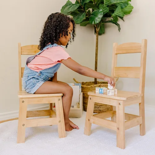 Miniatura 2 de Melissa & Doug - 2 unidades de sillas en madera