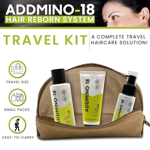 Miniatura 2 de Kit Hair Reborn - Champú para el cabello 3.4 fl oz, máscara 3.4 fl oz y acondicionador sin enjuague 1.7 fl oz 3 piezas Set de viaje