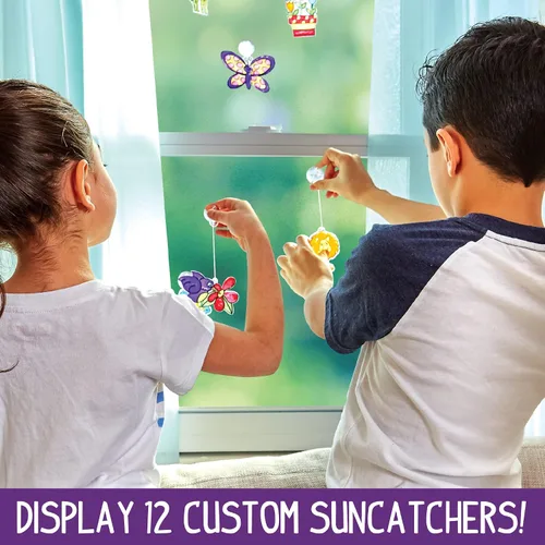 Miniatura 4 de Made By Me Crea tu propio arte de ventana, pinta tus propios atrapasueños, idea de manualidades DIY, kits de manualidades para niños, manualidades