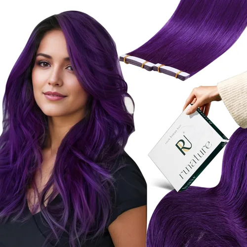 Miniatura 12 de RUNATURE Extensiones de cabello humano con punta en I Tip de 18 pulgadas, extensiones de cabello natural Remy para mujer, extensiones de cabello