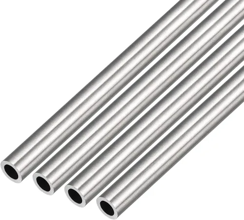 METALLIXITY Tubo de acero inoxidable 304 (0.236 in de diámetro x 0.039 in de pared T x 9.843 in de largo), 4 piezas, tubo recto - para muebles del