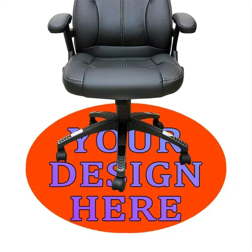 Miniatura 28 de Tapete redondo personalizado para silla de escritorio de oficina, diseño de tu propio logotipo de foto, texto, alfombrillas circulares