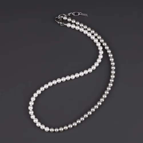 Miniatura 3 de GAVU Collar de perlas de concha para hombre, Piedra
