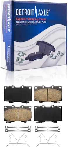 Miniatura 15 de Detroit Axle – Pastillas de freno traseras para Mazda 6 2016-2021, pastillas de freno de cerámica con accesorios 2017 2018 2019 2020 de repuesto