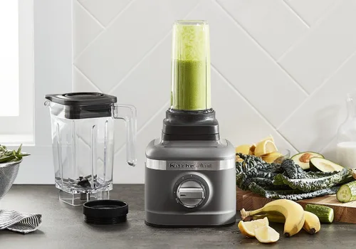 Miniatura 3 de KitchenAid K150 Batidora de trituración de hielo de 3 velocidades con 2 tarros de licuadora personal - KSB1332DG