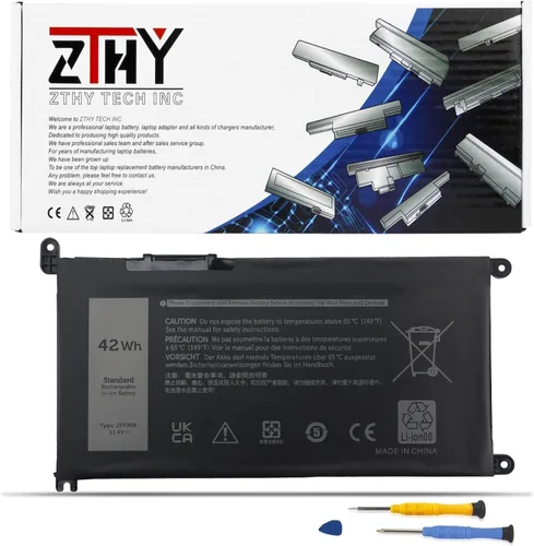 ZTHY JPFMR - Batería de repuesto para laptop Dell Chromebook 3400 3100 2 en 1 5488 5493 5593 Series 0JPFMR 7MT0R 16DPH 65N6H 7T0D3 07GDY DN33X RDNP5