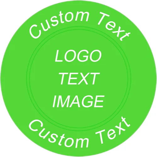 Miniatura 12 de 100 fichas de póquer de plástico personalizadas, imagen o texto personalizado, diseño de poner en un chip, juego para fichas de bar, fiesta, día