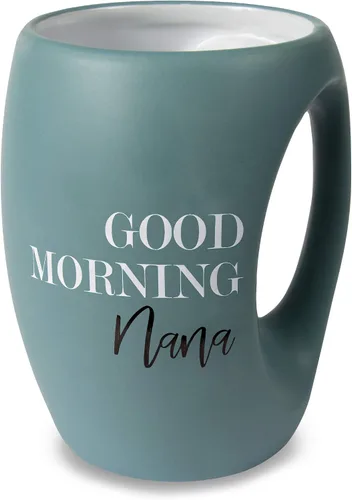 Miniatura 10 de Pavilion - Good Morning Gorgeous - Taza de café de 16 onzas con calentamiento de manos, color morado Púrpura