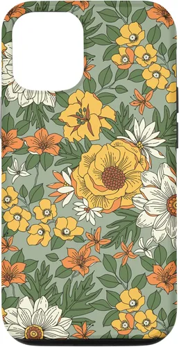Miniatura 27 de Funda para iPhone 12 mini flores silvestres amarillas flores de verano botánico floral