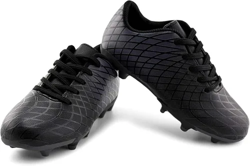 Miniatura 8 de JABASIC - Tacos de fútbol para exteriores para niños, zapatos de fútbol atléticos y firmes