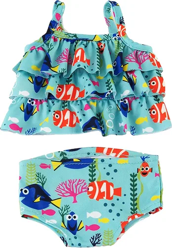 Miniatura 2 de American Fashion World Traje de baño Fish Friends para muñecas de 18 pulgadas Calidad premium y diseño moderno