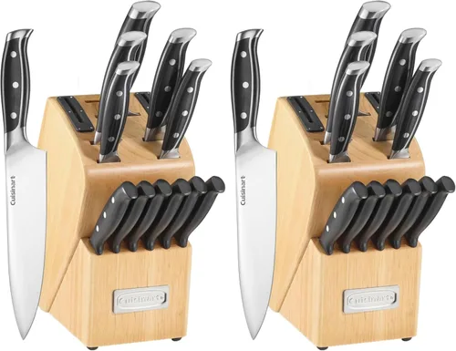 Miniatura 8 de Cuisinart Juego de bloques de cubiertos de nitrógeno infundido con afilado integrado (15 piezas)