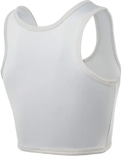 Miniatura 2 de XUJI FTM Trans - Carpeta elástica con cremallera en el pecho, transpirable, de bambú, ajustada, camiseta sin mangas