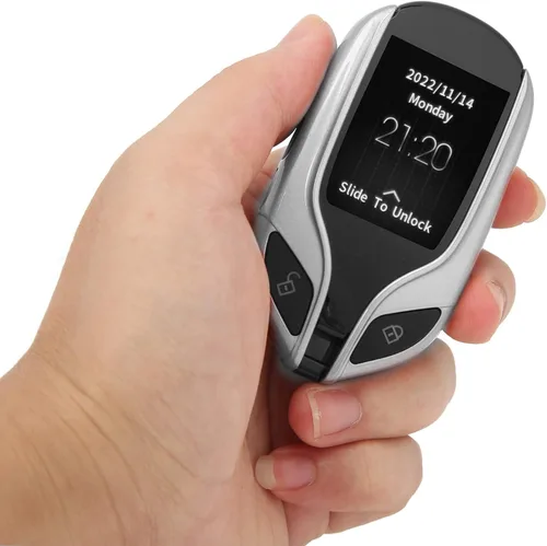 Miniatura 6 de Control remoto de entrada sin llave para automóvil, pantalla LCD, llave inteligente universal para automóvil con un botón de inicio de tiempo
