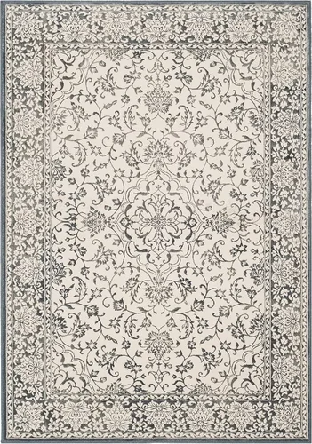 Miniatura 12 de SAFAVIEH Noble Collection - Alfombra de pasillo, 2 pies 2 pulgadas x 6 pies, marrón y crema, diseño de viscosa envejecida, ideal para zonas de alto