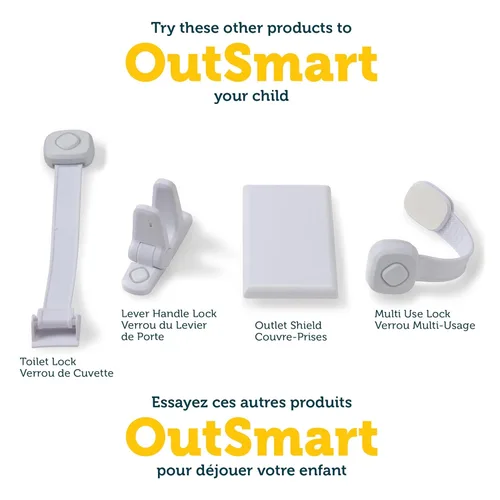 Miniatura 8 de Safety 1st OutSmart - Cerradura para inodoro, color blanco, 1 unidad (paquete de 1)