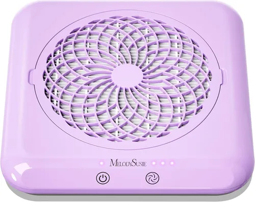 Miniatura 6 de MelodySusie Colector de polvo de uñas con filtro reutilizable, potente ventilador de vacío de uñas, extractor de colector de polvo, máquina
