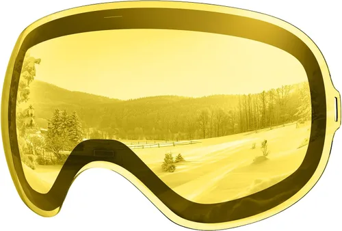 Miniatura 15 de findway Gafas de esquí OTG para mujeres, hombres, adultos, jóvenes - Sobre gafas, gafas de nieve - Lente intercambiable, gafas de snowboard antivaho