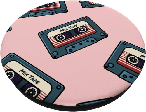 Miniatura 2 de Mix Tape Cassette 70's 80's Retro Design - PopSockets Grip and Stand for Phones and Tablets