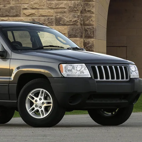 Miniatura 7 de TUSDAR Juego de faros halógenos para Jeep Grand Cherokee WJ 1999-2004 del lado del conductor y acompañante con carcasa cromada y reflector ámbar