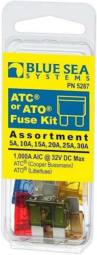 Miniatura 2 de Blue Sea Systems 5287 Kit de fusibles ATC, 6 piezas, beige