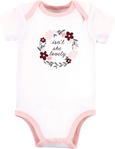 Miniatura 446 de Hudson Baby baby-girls Cotton Bodysuits 3-pack