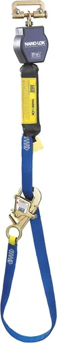 Miniatura 4 de 3M DBI-SALA Nano-Lok 3101365 - Cuerda de vida autoretráctil, 9 pies, malla de poliéster Dynema de 3/4 pulgadas, gancho de amarre, lazo de anclaje