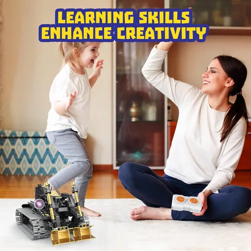 Miniatura 3 de Kit de construcción de robot con aplicación/control remoto, regalos STEM para niños de 6 a 16 años, juguetes robóticos de codificación técnica