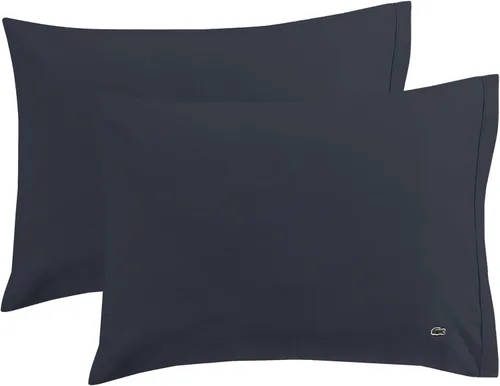 Miniatura 8 de Lacoste Juego de 2 fundas de almohada de 100% algodón percal – Fresco, crujiente, mate y duradero, certificado Oeko-Tex – Sólido, verde, estándar