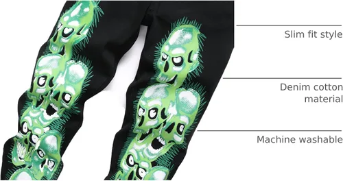Miniatura 116 de Enrica Pantalones vaqueros estampados casuales para hombre