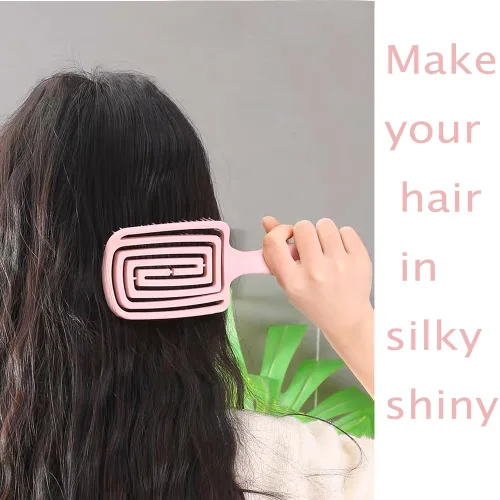 Miniatura 7 de El cepillo desenredante, cepillo desenredante para cabello seco y húmedo para todo tipo de cabello, ideal para hombres, mujeres, niños y niñas