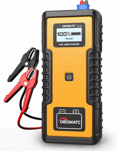 Arrancador de Coche 1000A, Arrancador de Súper Condensador Sin Batería para Motores de Gasolina y Diésel de 12V, Arrancador Portátil de 12V para