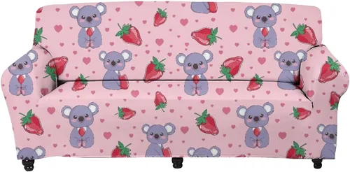 Miniatura 13 de Forchrinse Funda de sofá con estampado navajo africano para sofá de 1 cojín, funda elástica para sofá, protector de muebles para casa rural, hogar