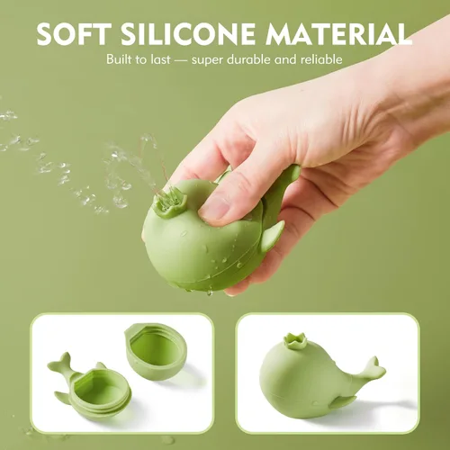Miniatura 5 de MarcZero Juguetes de Baño de Silicona Princesa 8 Piezas para Niños Pequeños Niños Bebés, Juguetes de Agua para Bañera, Juguetes de Piscina Suaves