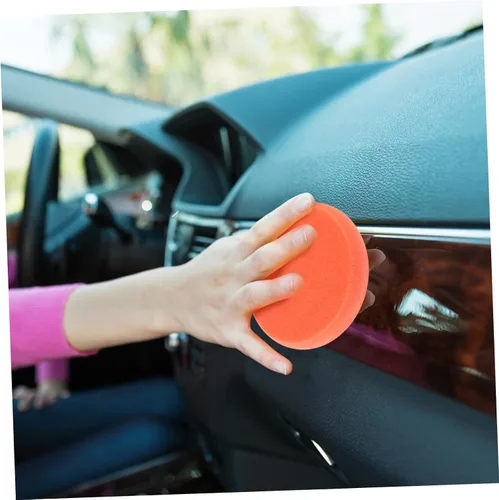 Miniatura 3 de Almohadilla de pulido para carrocería de automóvil, esponja con asa, herramientas de pulido manual para detalles automáticos para protección