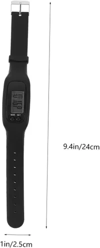 Miniatura 2 de HOMSFOU Reloj podómetro multifunción con contador de pasos, pulsera de fitness con banda agradable a la piel de 9.44 pulgadas para caminar