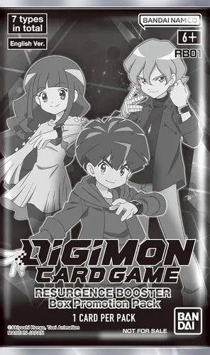 Miniatura 3 de BANDAI NAMCO Entertainment - Juego de cartas Digimon: caja de refuerzo de resurgimiento, azul