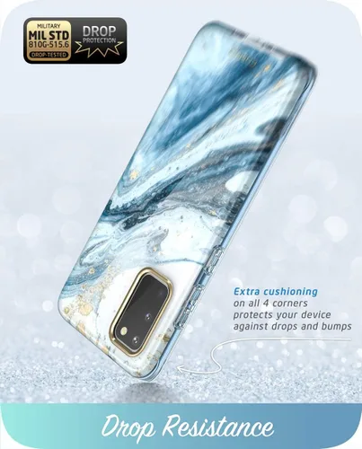 Miniatura 4 de i-Blason Cosmo Series - Carcasa para Samsung Galaxy S20 5G (versión 2020), diseño protector contra golpes, delgado y elegante sin protector