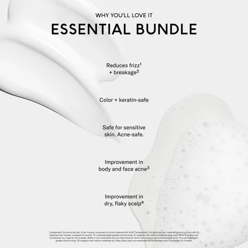 Miniatura 3 de SEEN Paquete de champú y acondicionador, perfumado, juego de cuidado del cabello no comedogénico, desarrollado por dermatólogos, seguro para pieles
