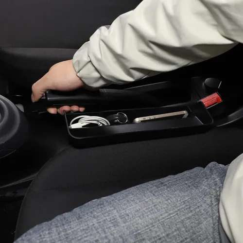 Miniatura 5 de YIWANG Caja de almacenamiento de freno de mano central de plástico ABS para Mercedes Benz Smart 453 Fortwo Forfour 2015-2020 Bandeja de guantes
