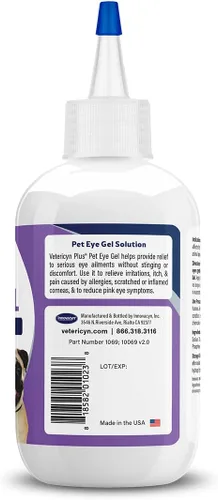 Miniatura 5 de Vetericyn Plus Pet Eye Gel Alternativa de ungüento para ojos de perros y gatos para lubricar y aliviar irritaciones y abrasiones oculares, reducir