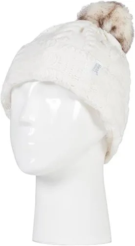 Miniatura 3 de Heat Holders - Gorro térmico de punto grueso para mujer con pompón