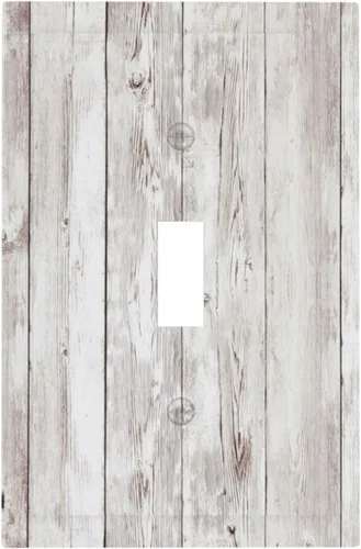 Miniatura 152 de Cubierta de Interruptor de Palanca Única de Asta de Venado de Madera de Estilo Rústico de Granja Placa Decorativa de Pared de 1 Banda Placa Frontal