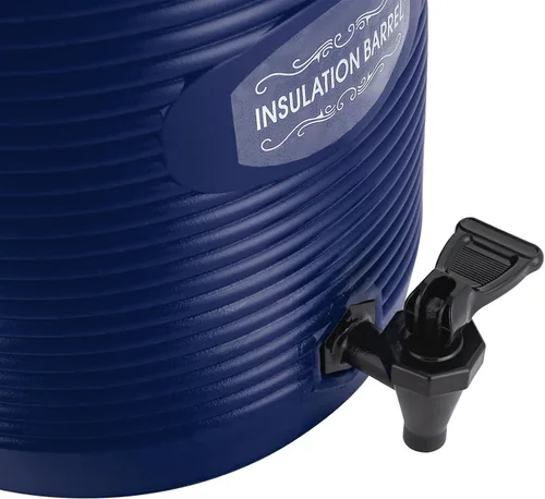 Miniatura 7 de Dispensador aislado de bebidas de acero inoxidable de 13 litros/3.4 galones, dispensador de bebidas frías y calientes con mango y grifo, dispensador