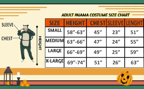 Miniatura 2 de XMiniLife Pijama unisex para adultos, disfraz de Navidad, Halloween