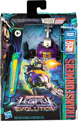 Miniatura 2 de Transformers Toys Legacy Evolution Deluxe Class Insecticon Bombshell Toy de 5.5 pulgadas, figura de acción para niños y niñas a partir de 8 años