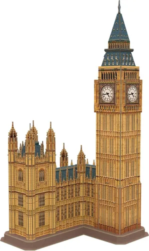 Cubicfun National Geographic 3D London Puzzles Britain Architecture Model Kits de juguetes para adultos y niños, The Big Ben, con un folleto, Ds0992H